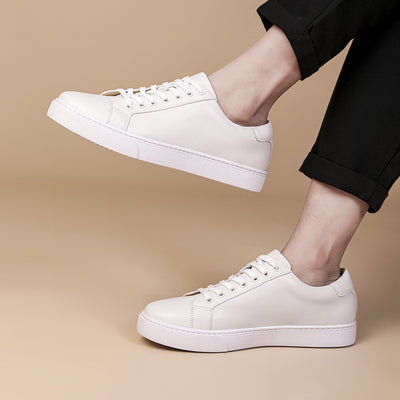Zapatos de Cuero Genuino Respirable con Suela Gruesa - Estilo Británico Casual y Deportivo - Image 20