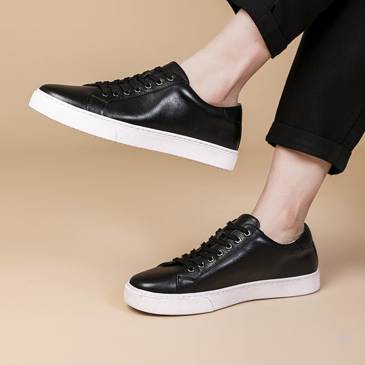 Zapatos de Cuero Genuino Respirable con Suela Gruesa - Estilo Británico Casual y Deportivo - Image 21