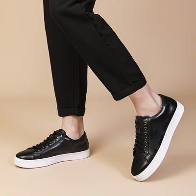 Zapatos de Cuero Genuino Respirable con Suela Gruesa - Estilo Británico Casual y Deportivo - Image 23