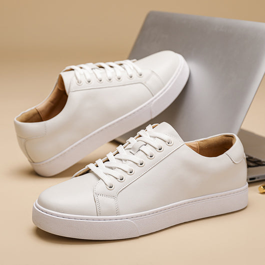 Zapatos de Cuero Genuino Respirable con Suela Gruesa - Estilo Británico Casual y Deportivo - Image 26