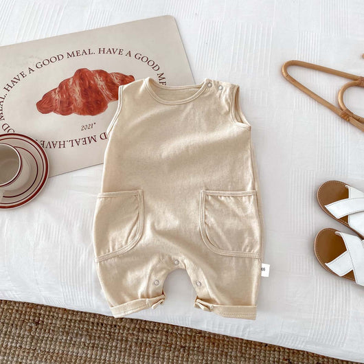 Enterizo Nórdico Minimalista para Bebé - Unisex sin Mangas - Image 28