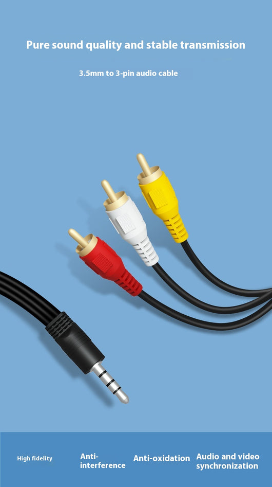Cable de Audio y Video 3 en 1 con Conectores RCA - Decodificador TV - Image 13