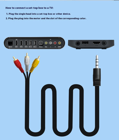 Cable de Audio y Video 3 en 1 con Conectores RCA - Decodificador TV - Image 15