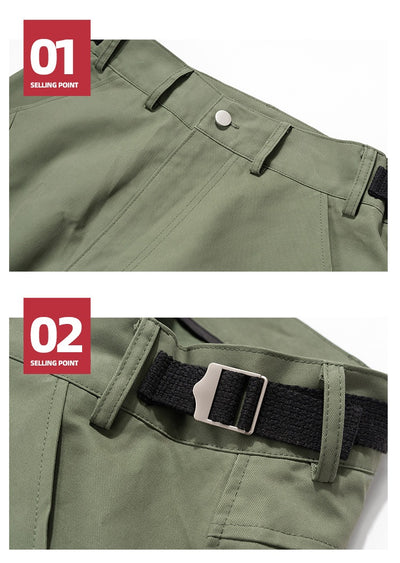 Pantalones Casuales con Cordón y Múltiples Bolsillos - Image 15