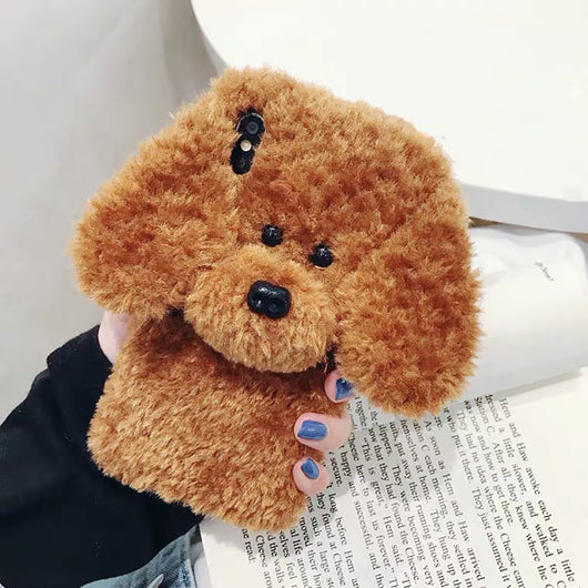 Funda Protectora para Celular con Perrito 3D Suave y Adorable - Image 9