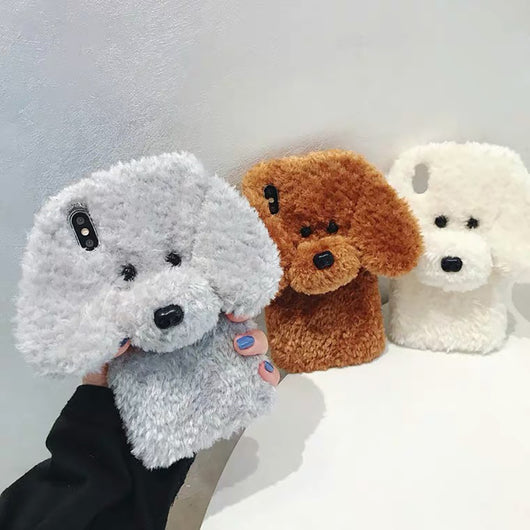 Funda Protectora para Celular con Perrito 3D Suave y Adorable - Image 10