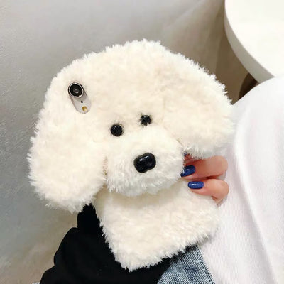 Funda Protectora para Celular con Perrito 3D Suave y Adorable - Image 11
