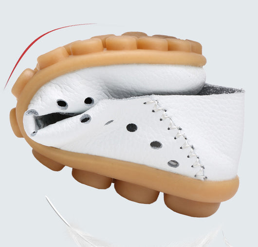 Zapatos Planos de Cuero para Mujer con Tacón Bajo - Image 13