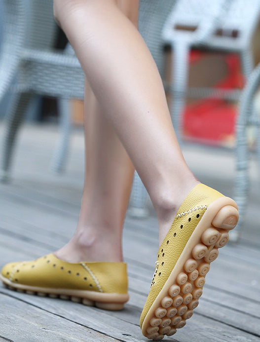 Zapatos Planos de Cuero para Mujer con Tacón Bajo - Image 17
