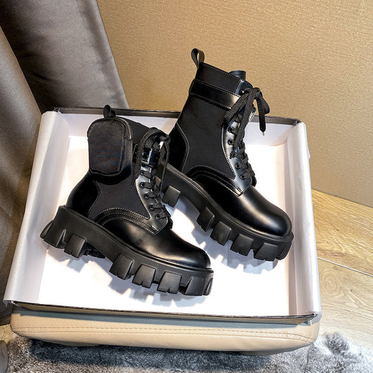 Botas Martin Retro Británicas con Suela Gruesa - Image 8