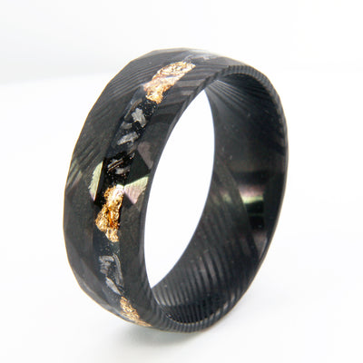 Anillo de Acero Damasco 8mm para Hombre - Image 13