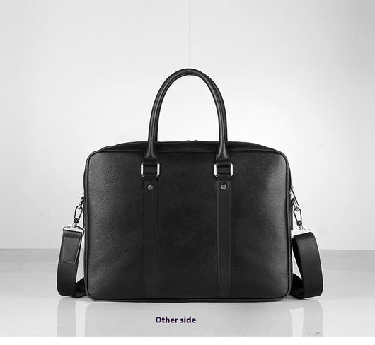Bolso de Cuero Genuino para Hombre con Doble Cierre - Image 7