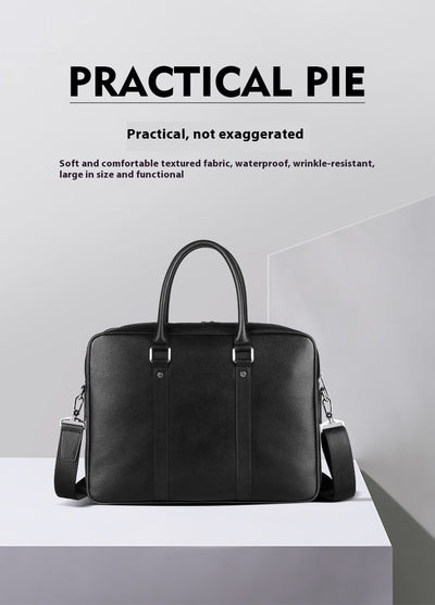 Bolso de Cuero Genuino para Hombre con Doble Cierre - Image 14