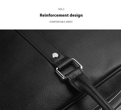 Bolso de Cuero Genuino para Hombre con Doble Cierre - Image 18
