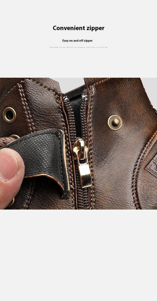Botas Martin Altas Estilo Retro Británico para Hombre - Image 31