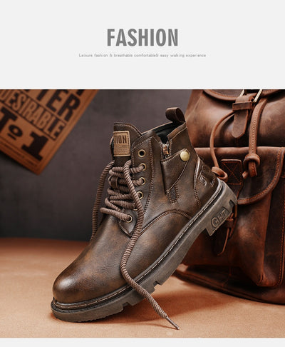 Botas Martin Altas Estilo Retro Británico para Hombre - Image 34