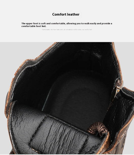 Botas Martin Altas Estilo Retro Británico para Hombre - Image 37