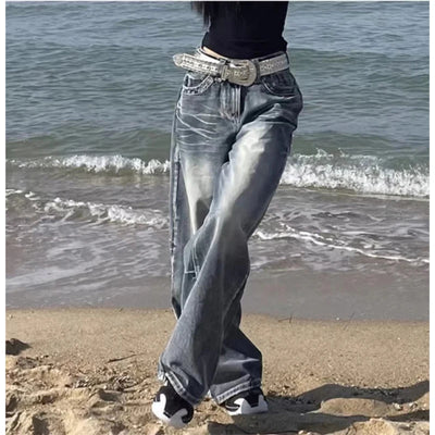 Jeans Vintage de Cintura Alta para Mujer - Image 15
