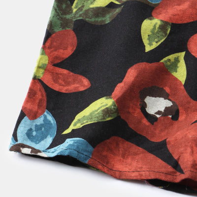 Camisa Hawaiana de Algodón y Lino para Hombre - Diseño Estampado Manga Corta - Image 46