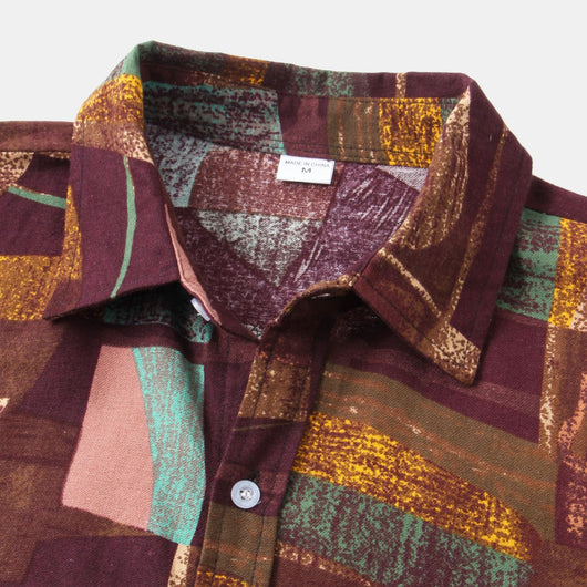 Camisa Hawaiana de Algodón y Lino para Hombre - Diseño Estampado Manga Corta - Image 54
