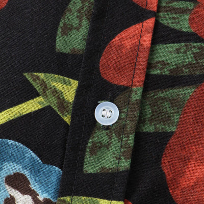 Camisa Hawaiana de Algodón y Lino para Hombre - Diseño Estampado Manga Corta - Image 55