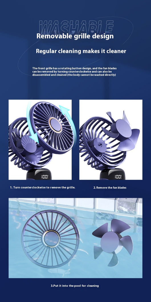 Ventilador Portátil Plegable de Larga Duración - Image 13