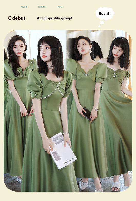 Falda Satinada Verde Aguacate para Mujer - Colección Primavera Sisters - Image 18