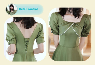 Falda Satinada Verde Aguacate para Mujer - Colección Primavera Sisters - Image 28