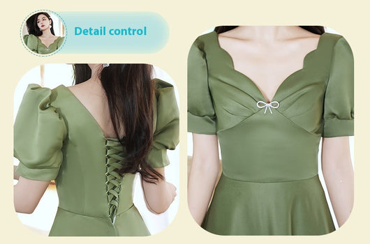Falda Satinada Verde Aguacate para Mujer - Colección Primavera Sisters - Image 32