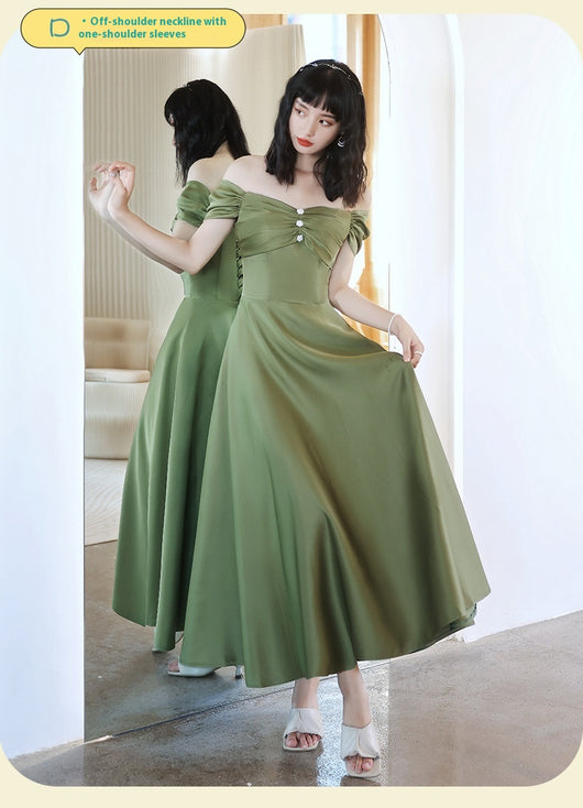 Falda Satinada Verde Aguacate para Mujer - Colección Primavera Sisters - Image 37