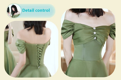 Falda Satinada Verde Aguacate para Mujer - Colección Primavera Sisters - Image 40