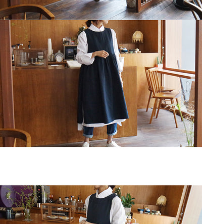 Vestido Camisero Holgado Talla Grande Manga Larga para Mujer - Image 49