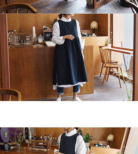 Vestido Camisero Holgado Talla Grande Manga Larga para Mujer - Image 49