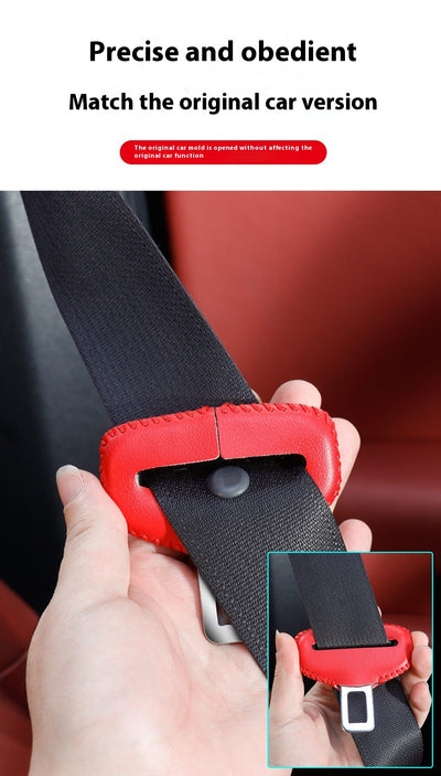 Funda Protectora de Cinturón de Seguridad en Cuero - Cierre de Bayoneta Acolchado - Image 35