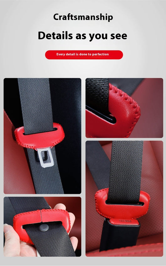 Funda Protectora de Cinturón de Seguridad en Cuero - Cierre de Bayoneta Acolchado - Image 38