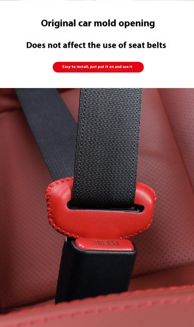 Funda Protectora de Cinturón de Seguridad en Cuero - Cierre de Bayoneta Acolchado - Image 40