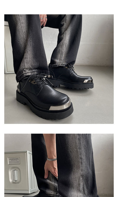 Zapatos Casuales de Cuero Estilo Británico con Suela Reforzada - Image 10