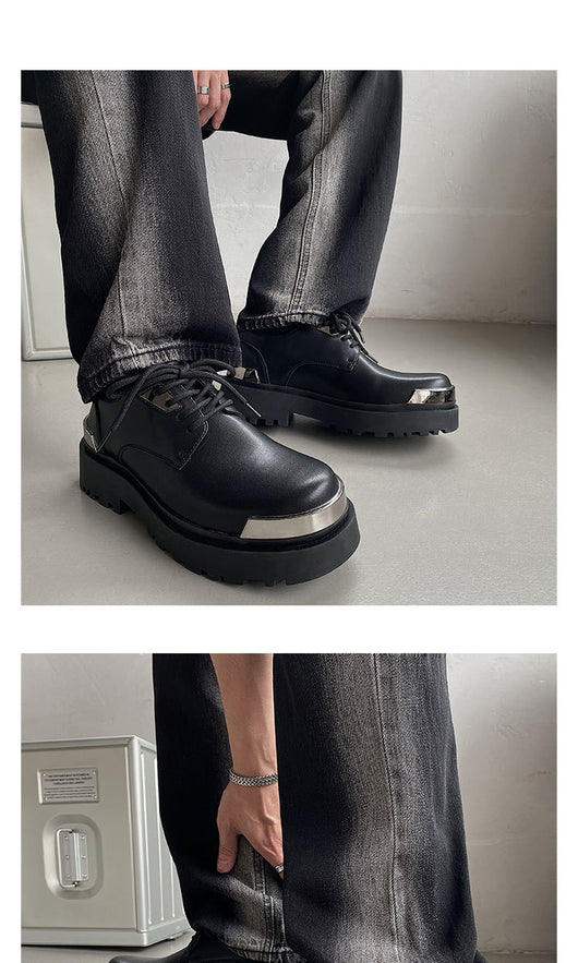 Zapatos Casuales de Cuero Estilo Británico con Suela Reforzada - Image 10