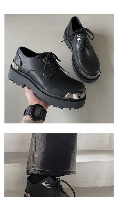 Zapatos Casuales de Cuero Estilo Británico con Suela Reforzada - Image 11