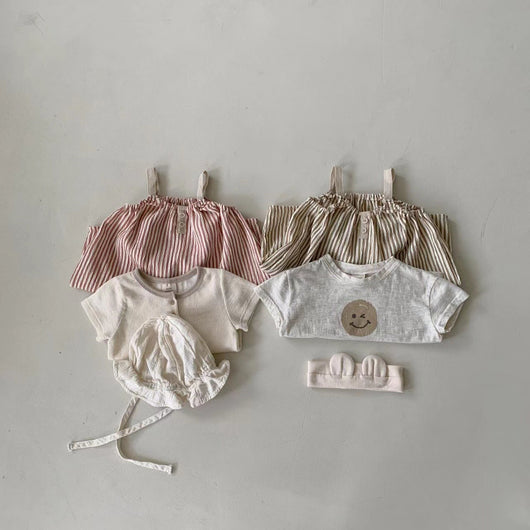 Enterizo Infantil de Tirantes con Rayas Verticales - Colección Verano - Image 21