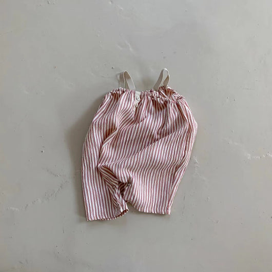 Enterizo Infantil de Tirantes con Rayas Verticales - Colección Verano - Image 23