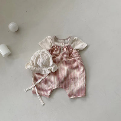 Enterizo Infantil de Tirantes con Rayas Verticales - Colección Verano - Image 26