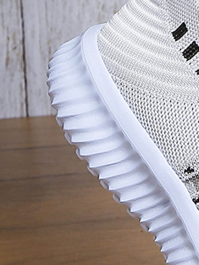 Zapatos Deportivos Mujer Flyknit con Cuña y Cordones - Image 13
