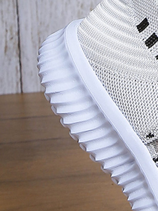 Zapatos Deportivos Mujer Flyknit con Cuña y Cordones - Image 13