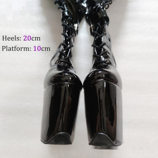 Botas Over-the-Knee con Plataforma Ultra Elevada 20CM - Image 16