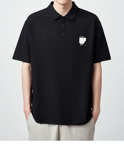 Polo Manga Corta Textura Waffle Oversize para Hombre 240g - Image 11