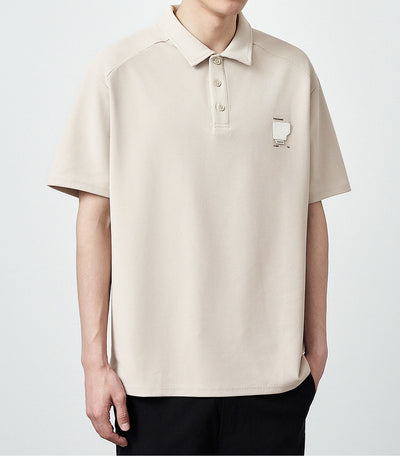 Polo Manga Corta Textura Waffle Oversize para Hombre 240g - Image 14