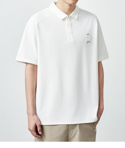 Polo Manga Corta Textura Waffle Oversize para Hombre 240g - Image 15