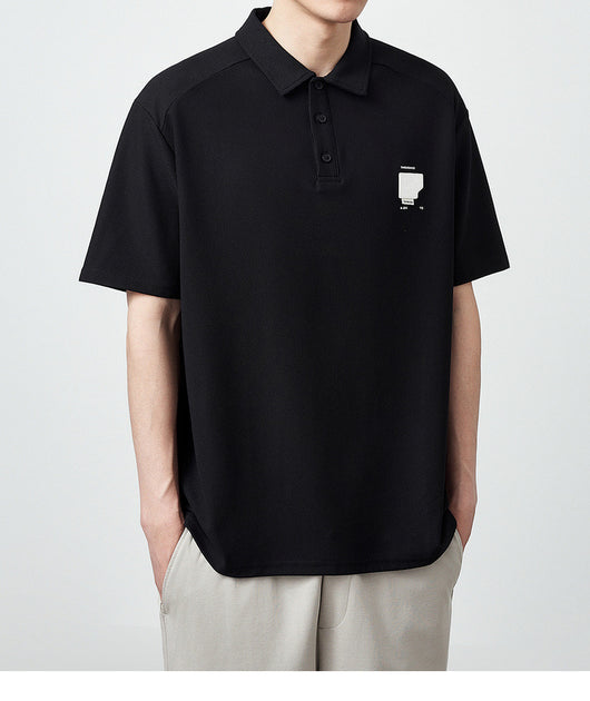 Polo Manga Corta Textura Waffle Oversize para Hombre 240g - Image 19