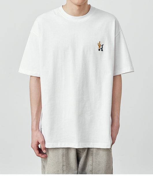 Playera Holgada para Hombre con Estampado Cartoon 230g - Image 13